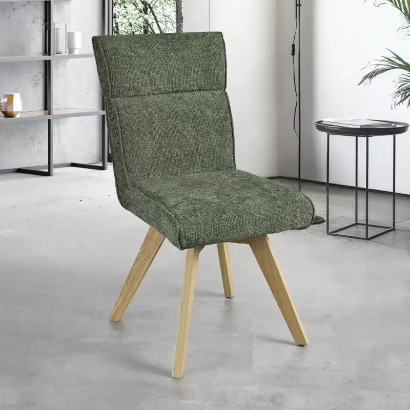 Chaise Ambre pieds bois