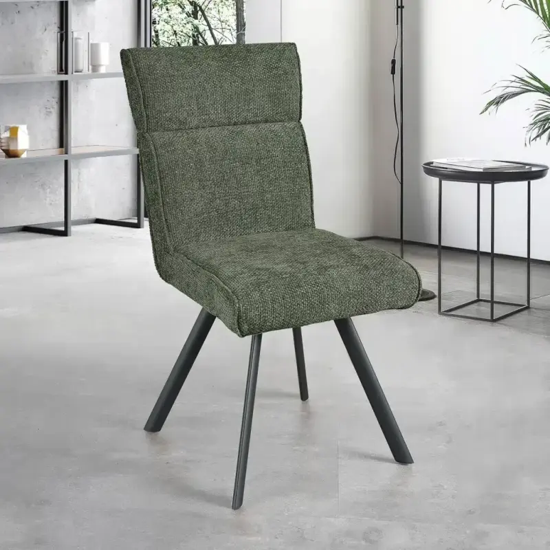 Chaise Ambre pieds métal