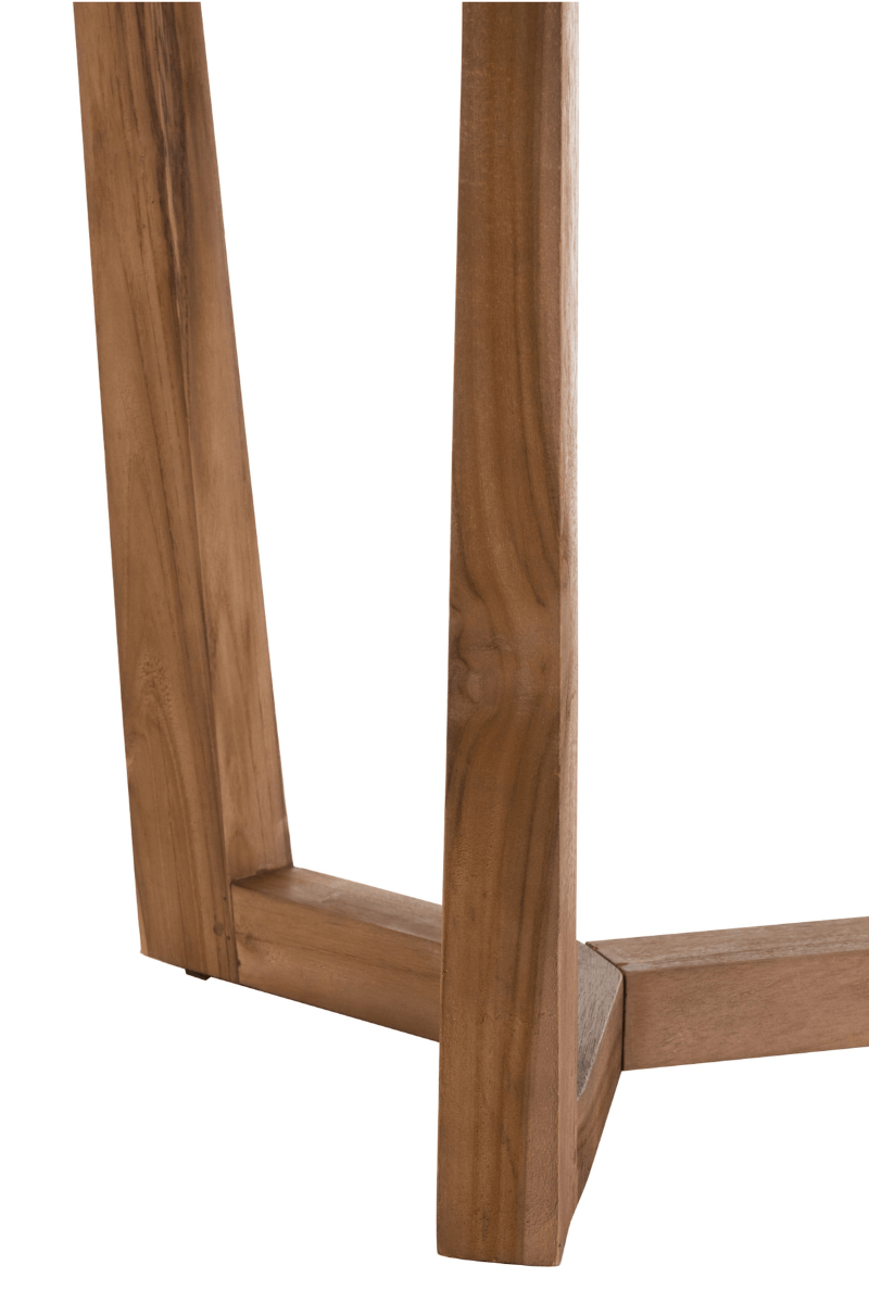 Table à manger bois massif exotique scandinave ANOUK