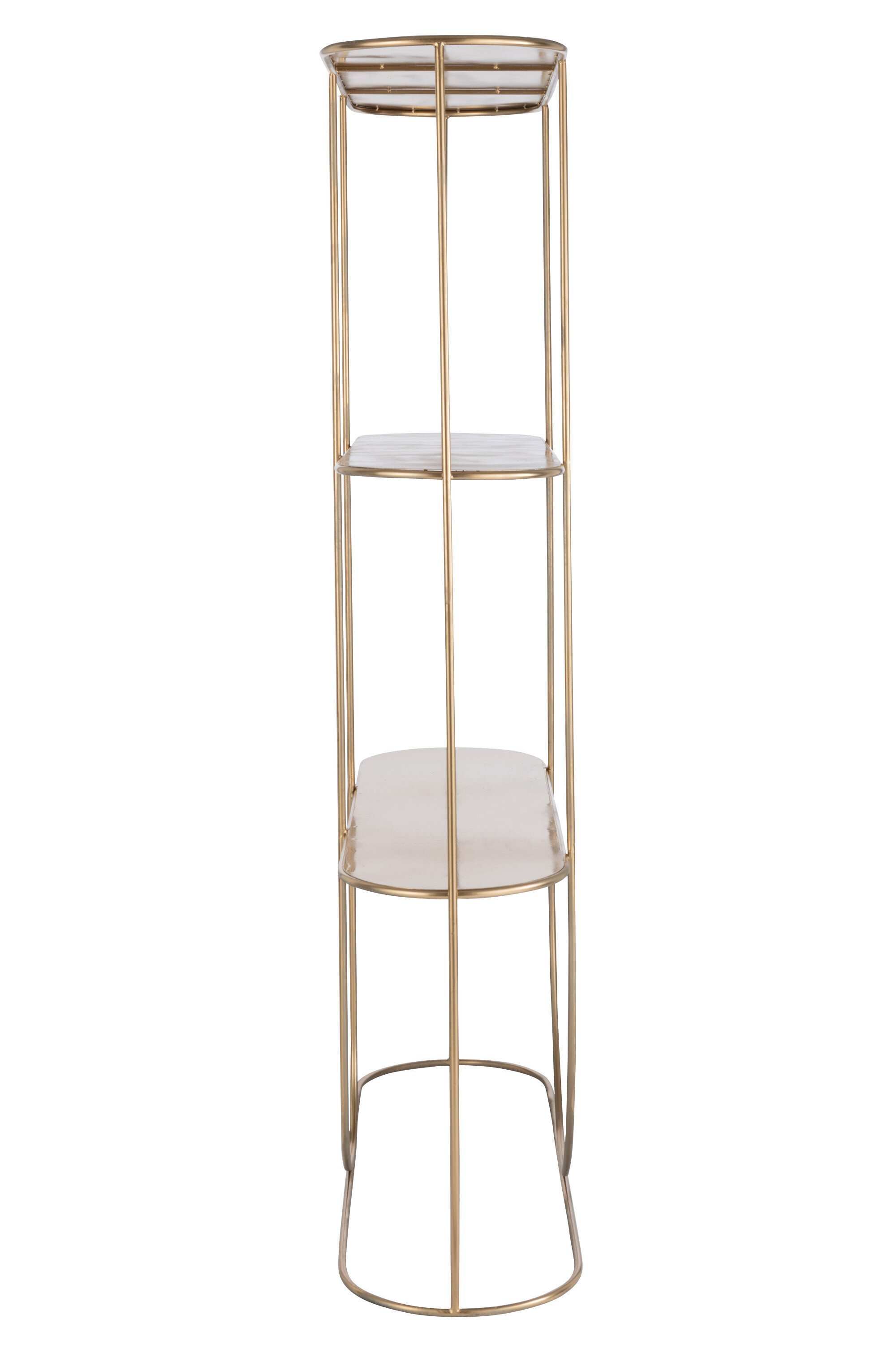 Etagère design en métal or NORA