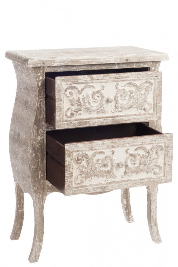 Commode style oriental bois sable ESSAOUIRA