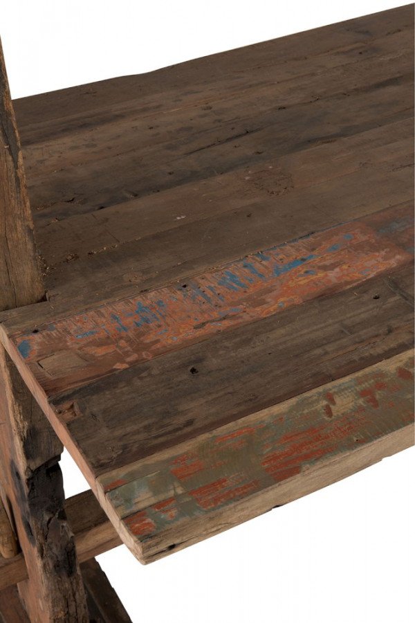 Table à manger 200cm bois recyclé industriel KAMELOT
