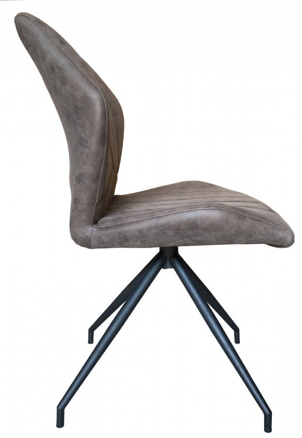 Chaise design marron pied en étoile BUGGS