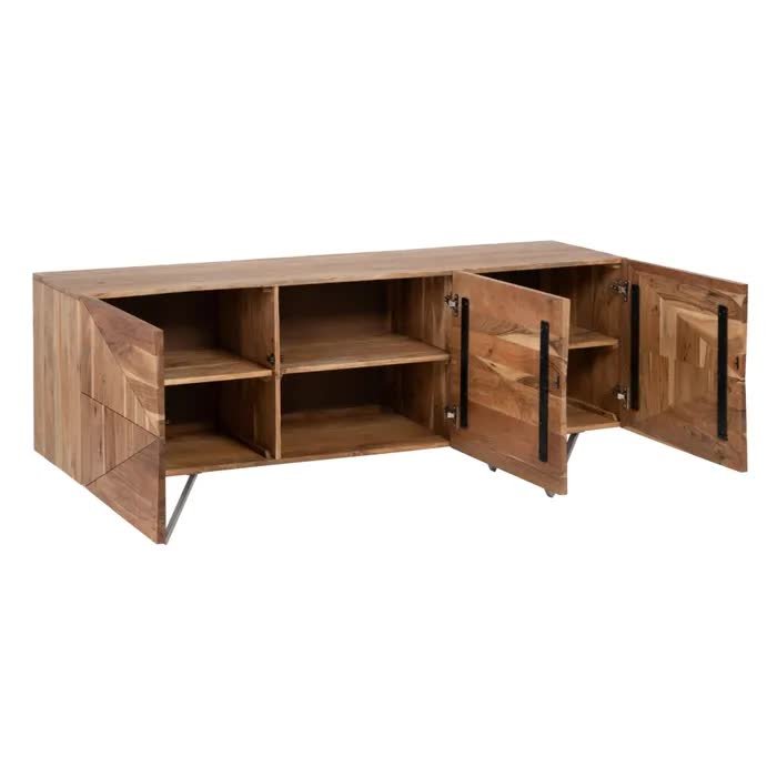 Buffet bois massif d'acacia design 175cm AVA