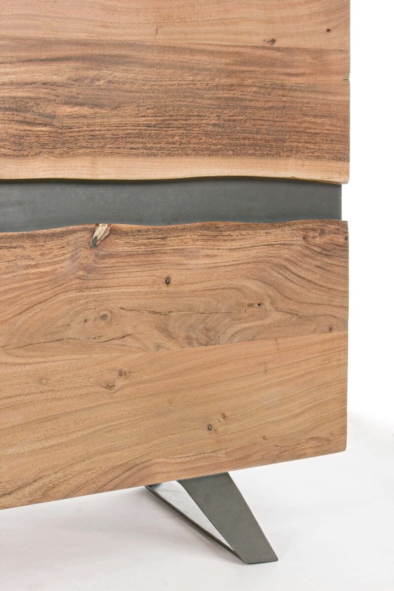 Buffet bois massif d'acacia moderne 200cm YVAN