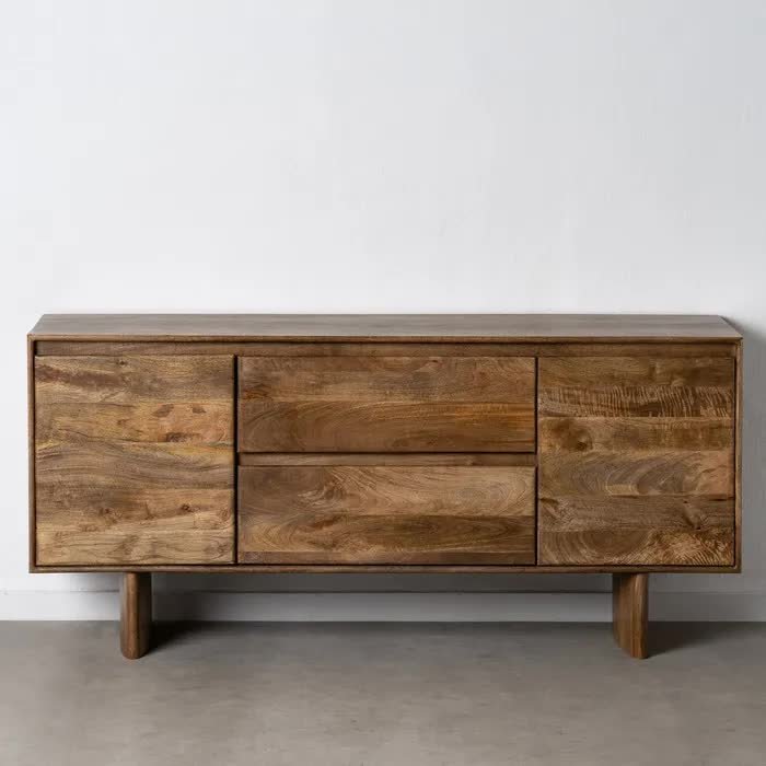 Buffet bois massif de manguier naturel 160cm MANGO