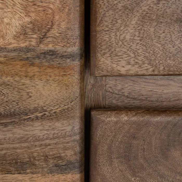 Buffet bois massif de manguier naturel 160cm MANGO
