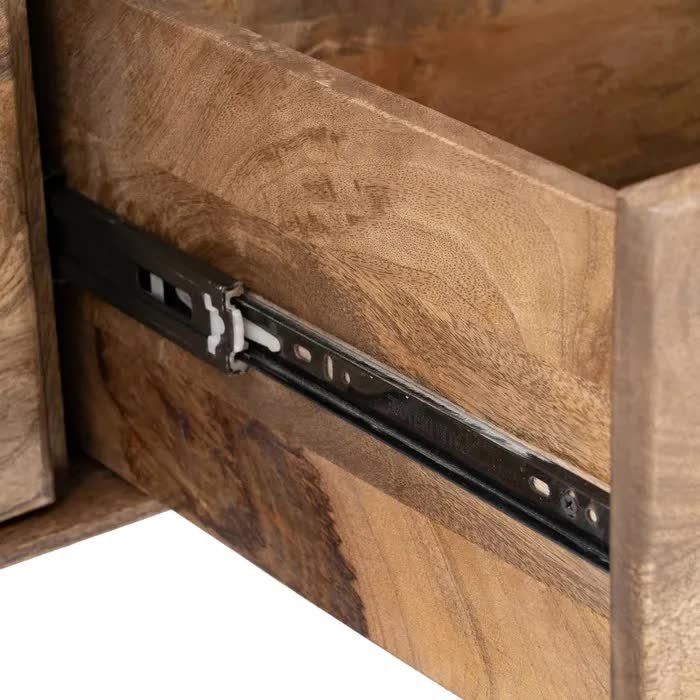 Buffet bois massif de manguier naturel 160cm MANGO