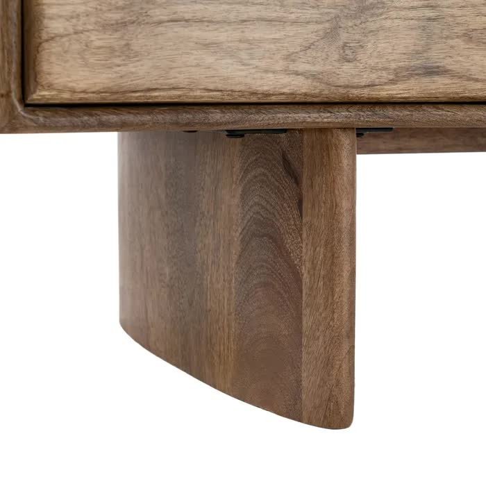 Buffet bois massif de manguier naturel 160cm MANGO