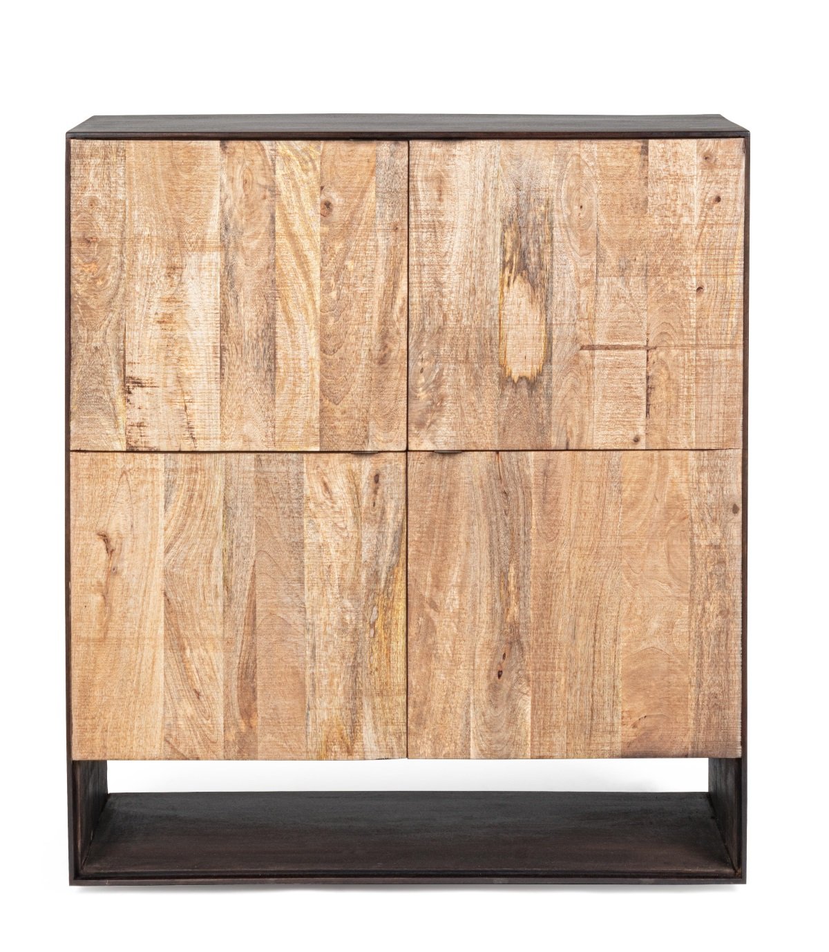 Buffet haut bois massif contemporain HUNTER