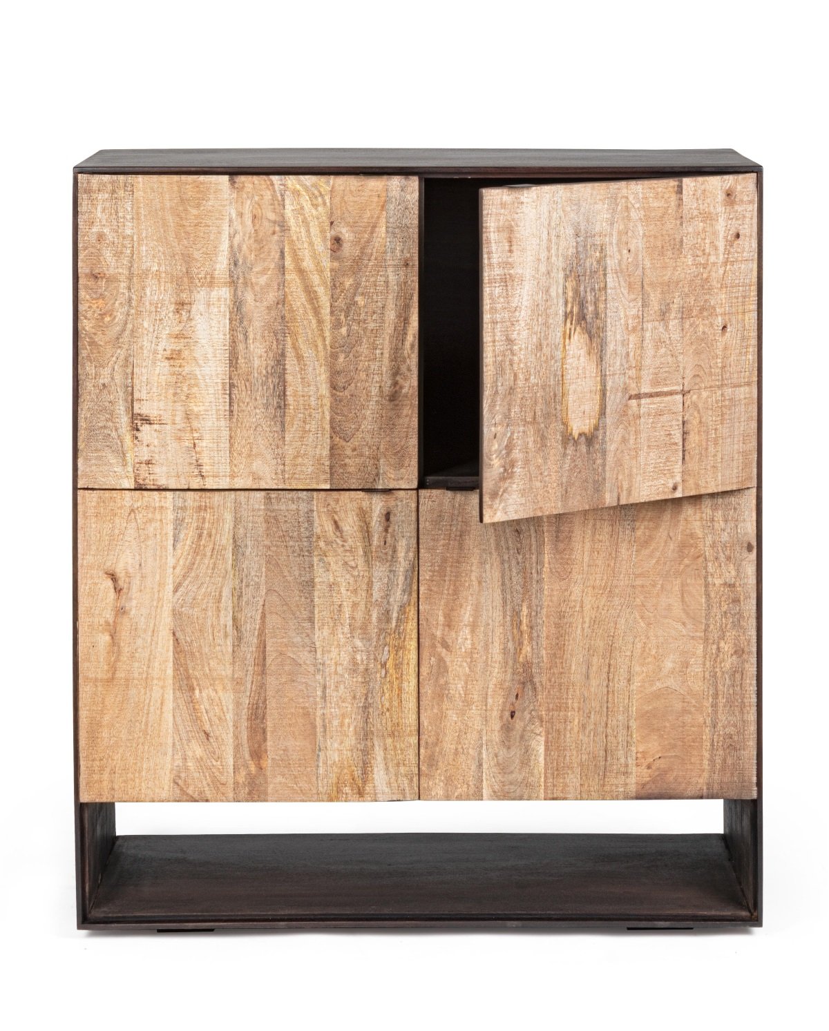 Buffet haut bois massif contemporain HUNTER
