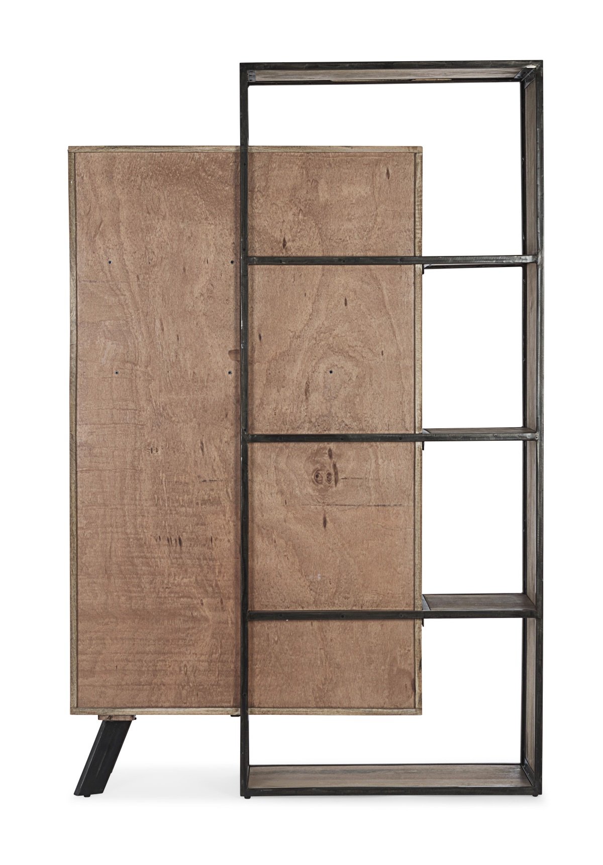 Buffet haut moderne bois métal béton BRADFORD