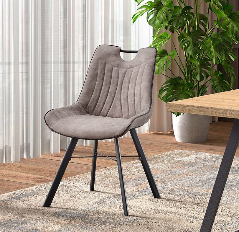 Ensemble de 5 chaises berçants avec foyer gris de Noble House pour