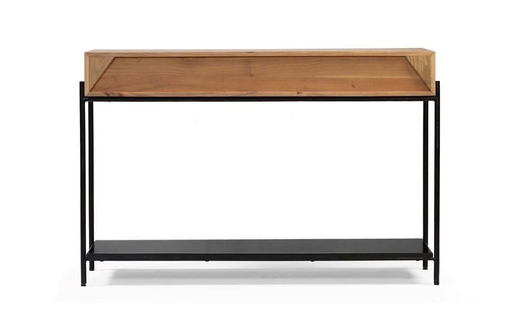 Console scandinave bois massif d'acacia 120cm NICK