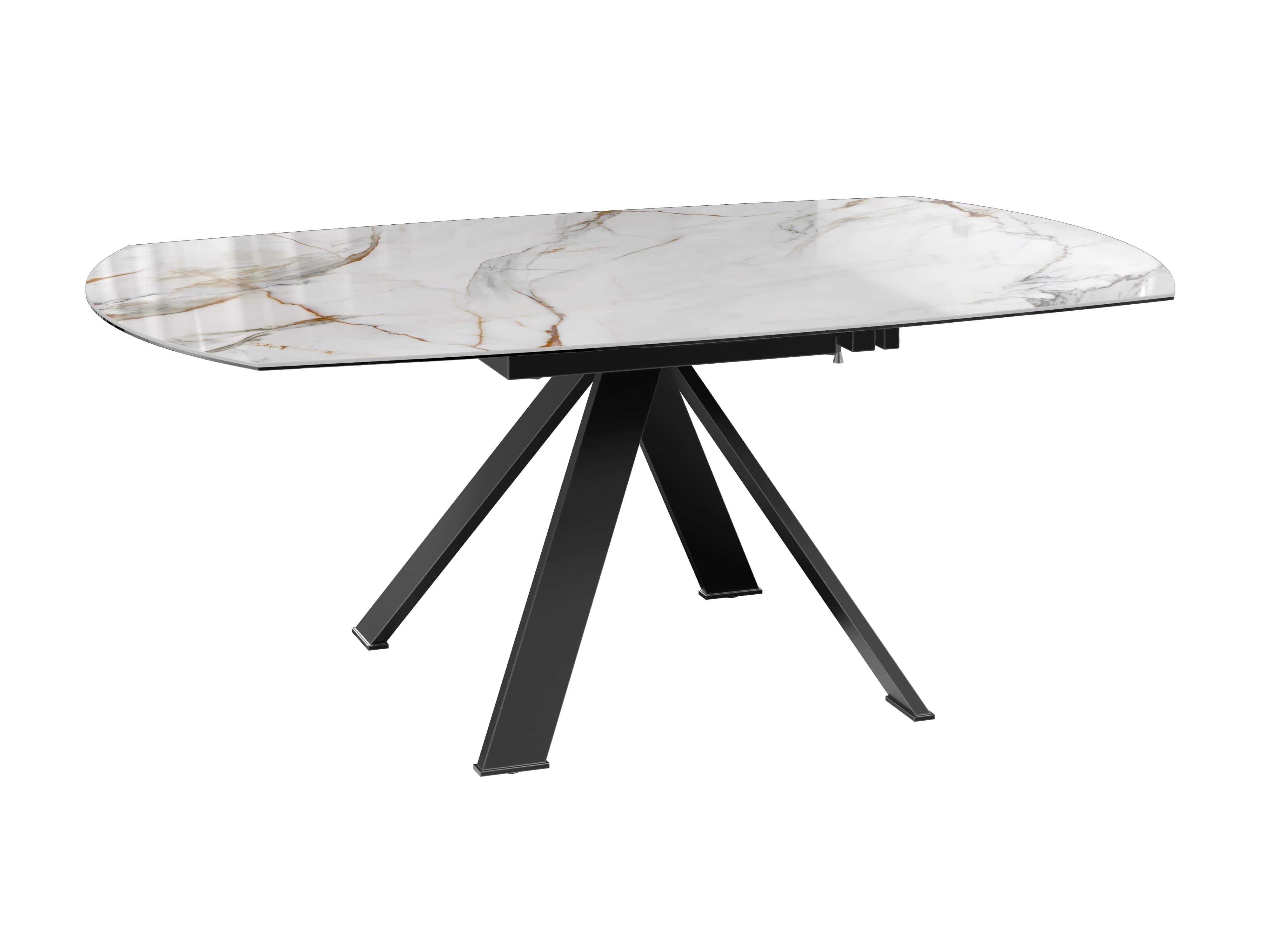 Table ronde céramique avec rallonge 190cm JULIE