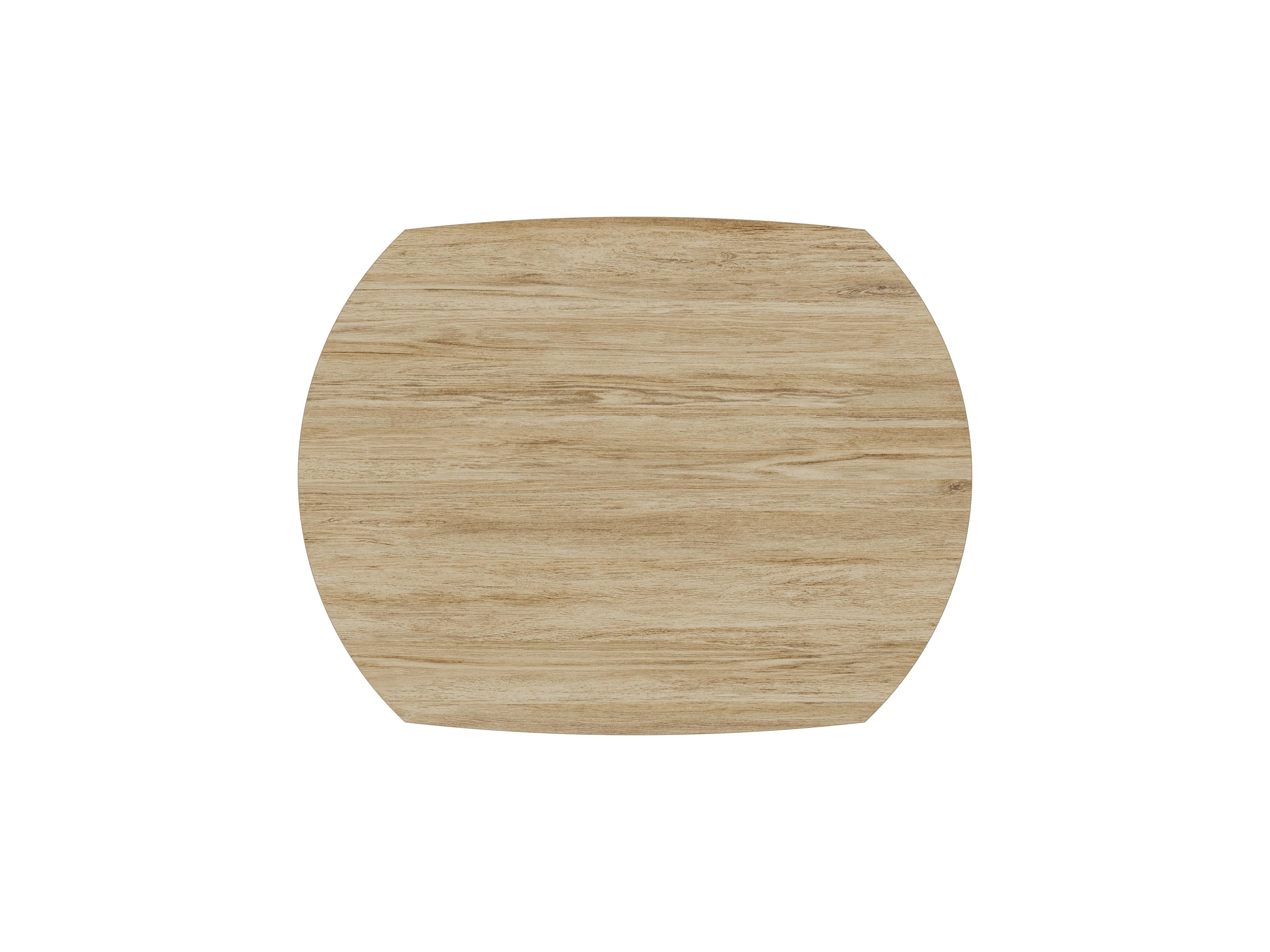 Table céramique avec allonges effet bois chêne clair KHEOPS