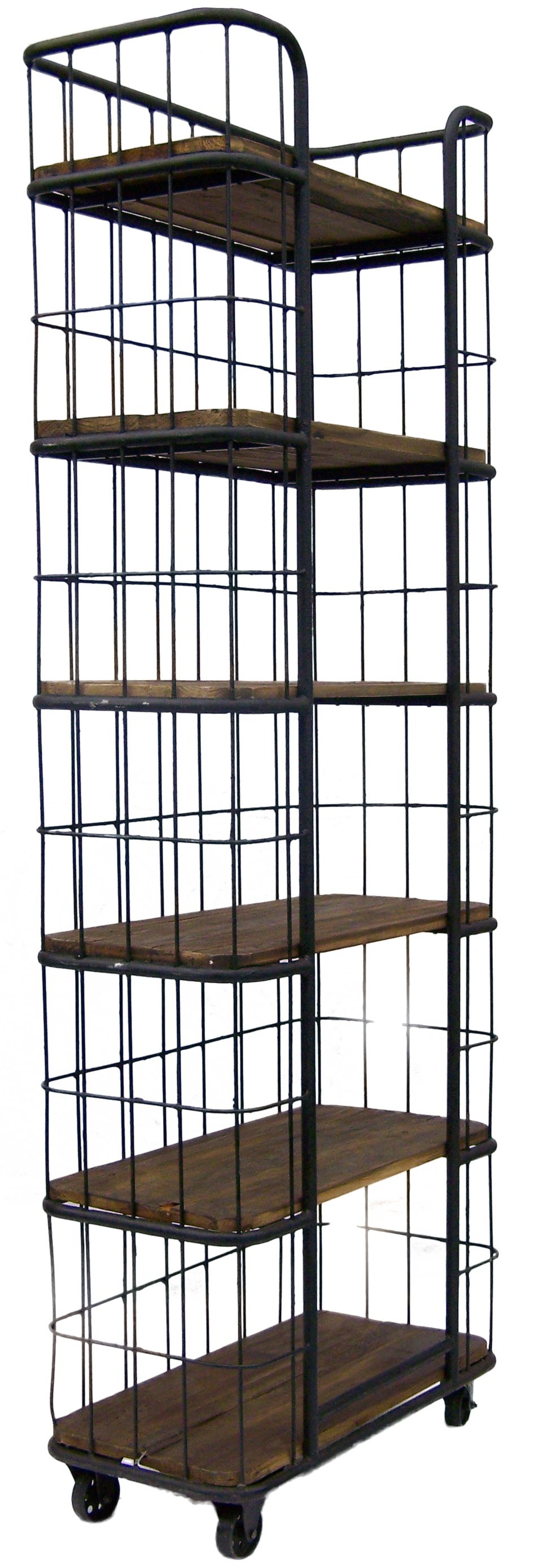 Etagère cage industrielle sur roulettes 220cm WHEEL