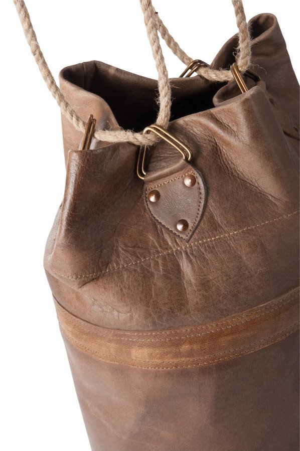 Sac de box en cuir cognac CRAWFORD