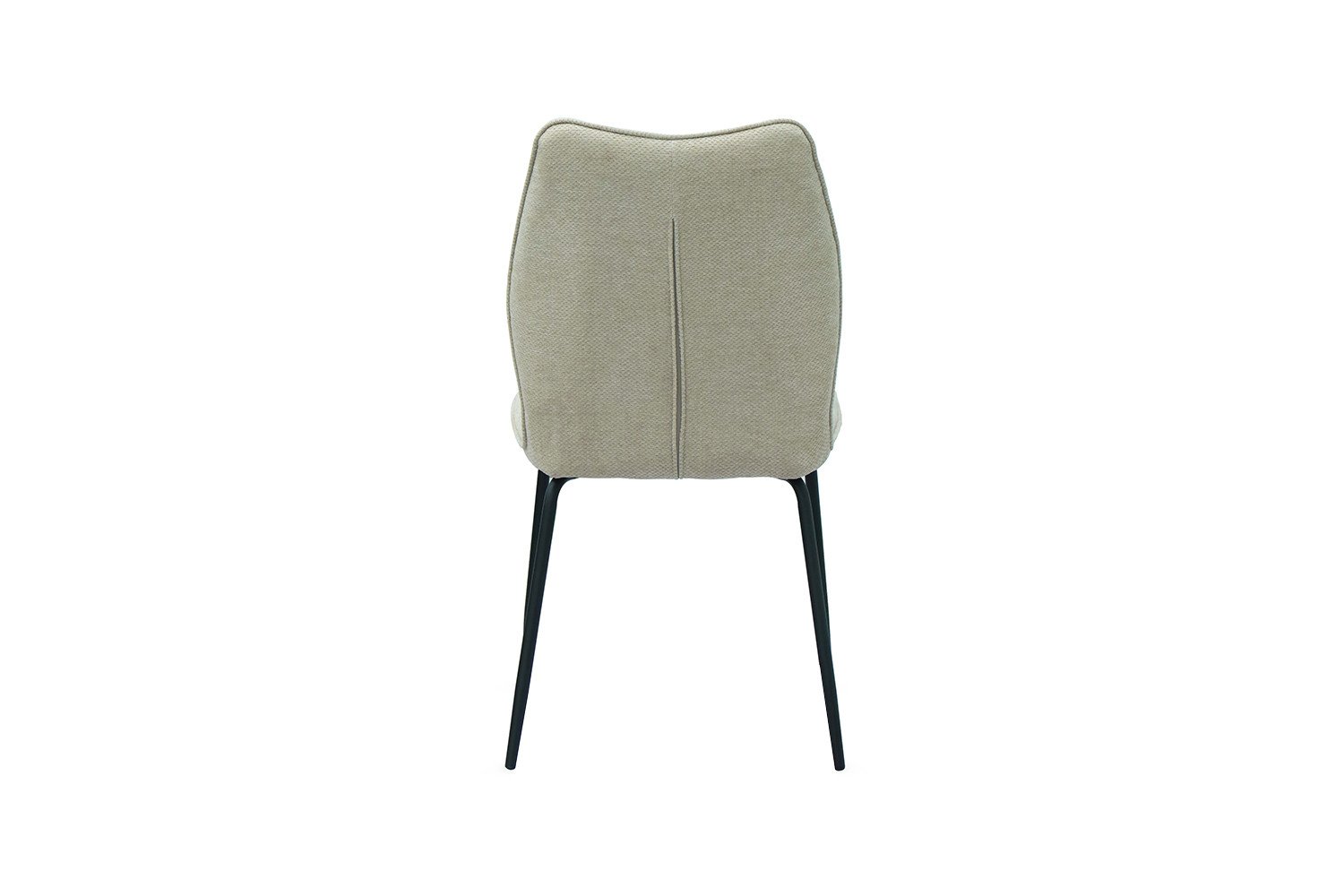 Chaise tissu beige moderne ELSA