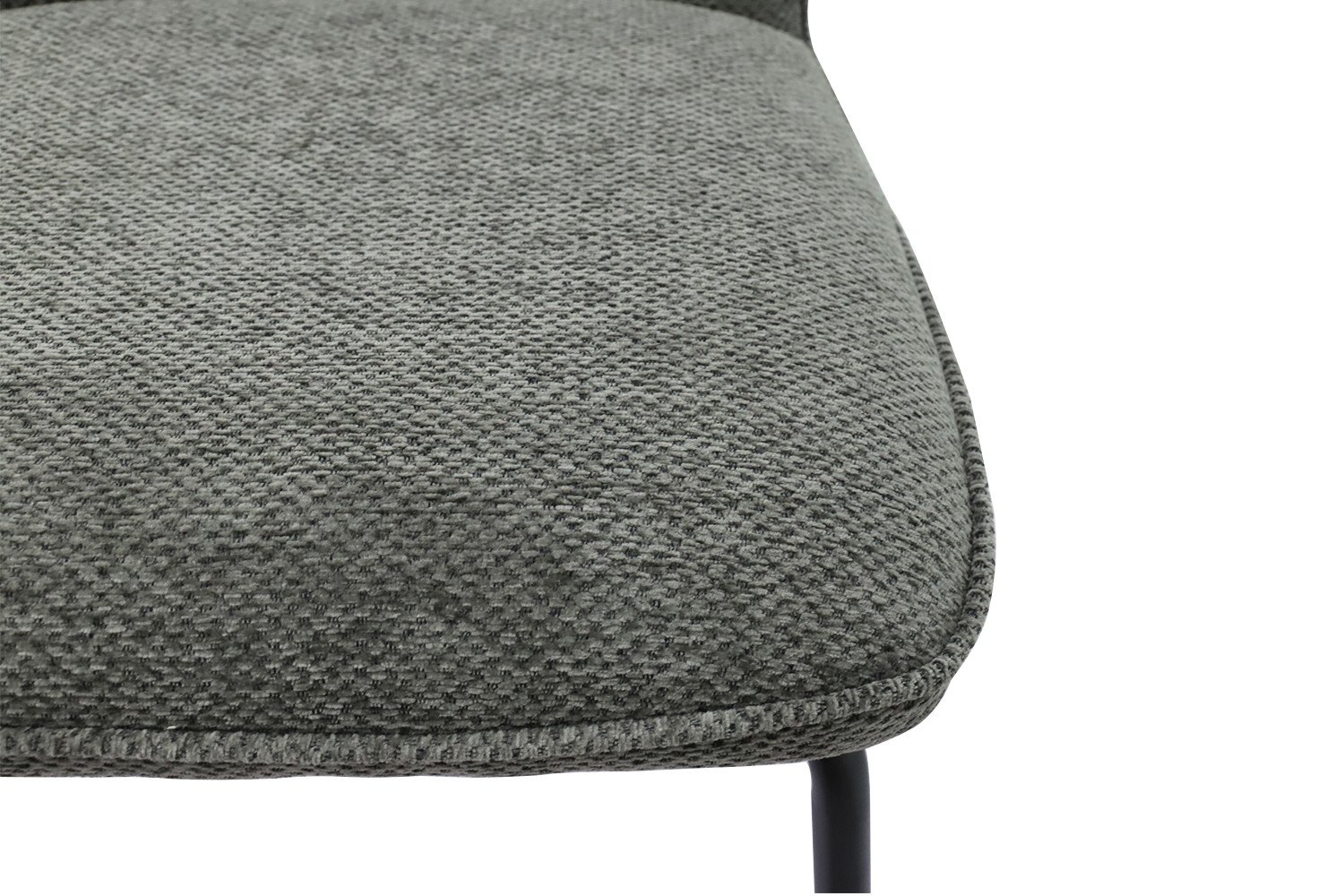 Chaise grise tissu moderne ELSA