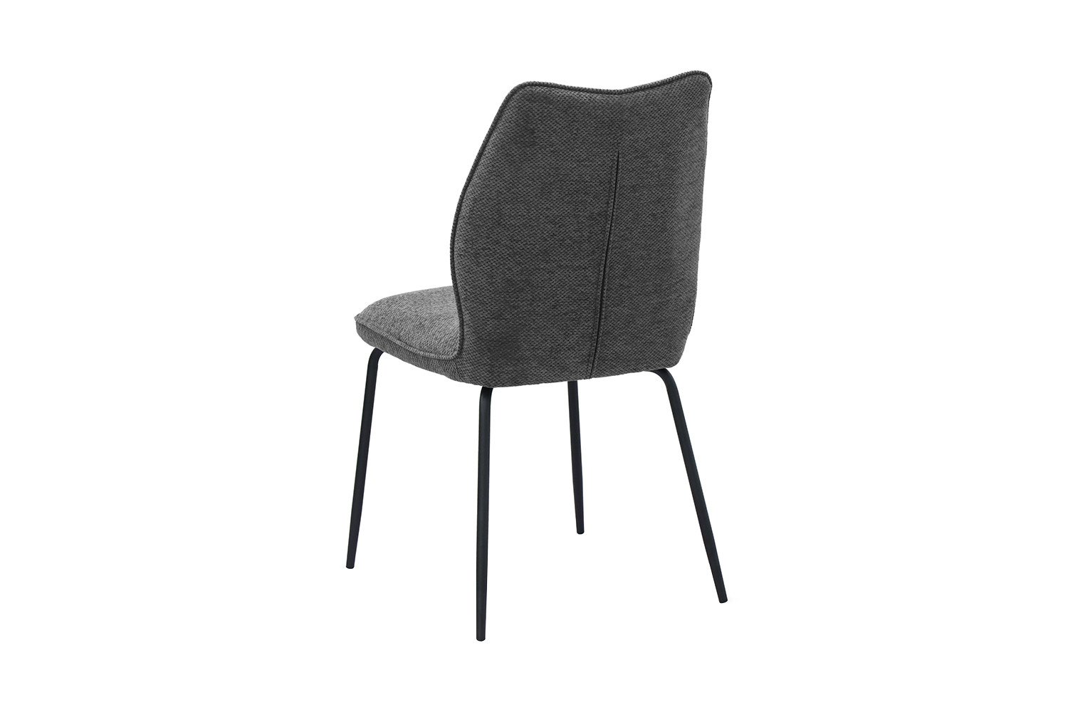 Chaise grise tissu moderne ELSA