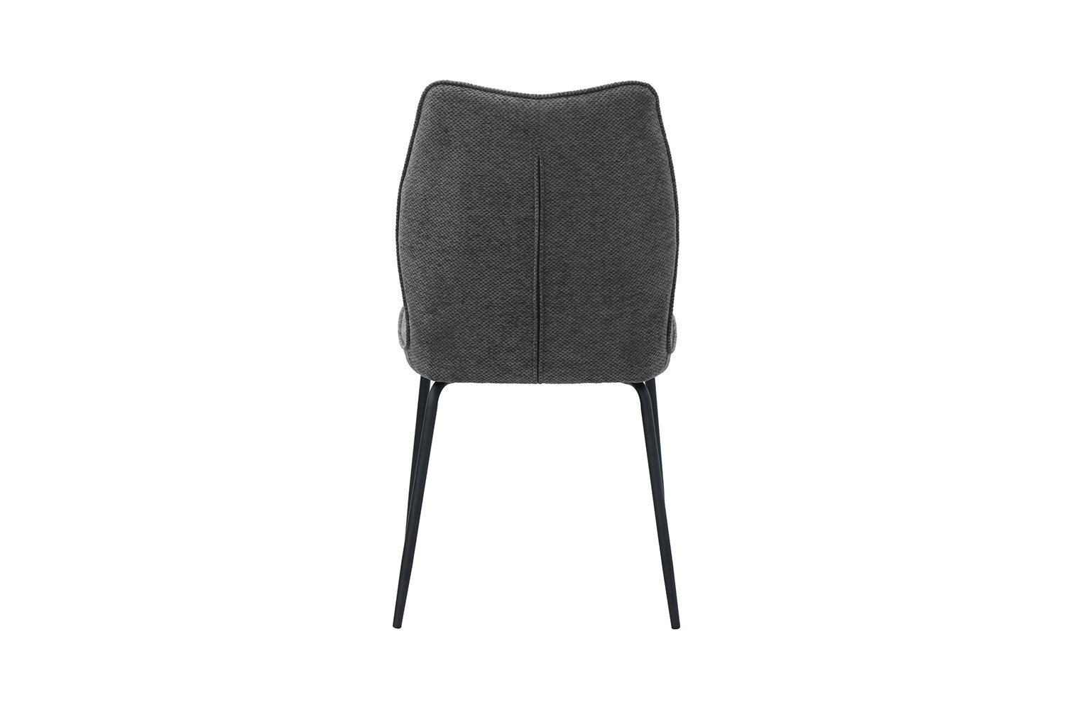 Chaise grise tissu moderne ELSA