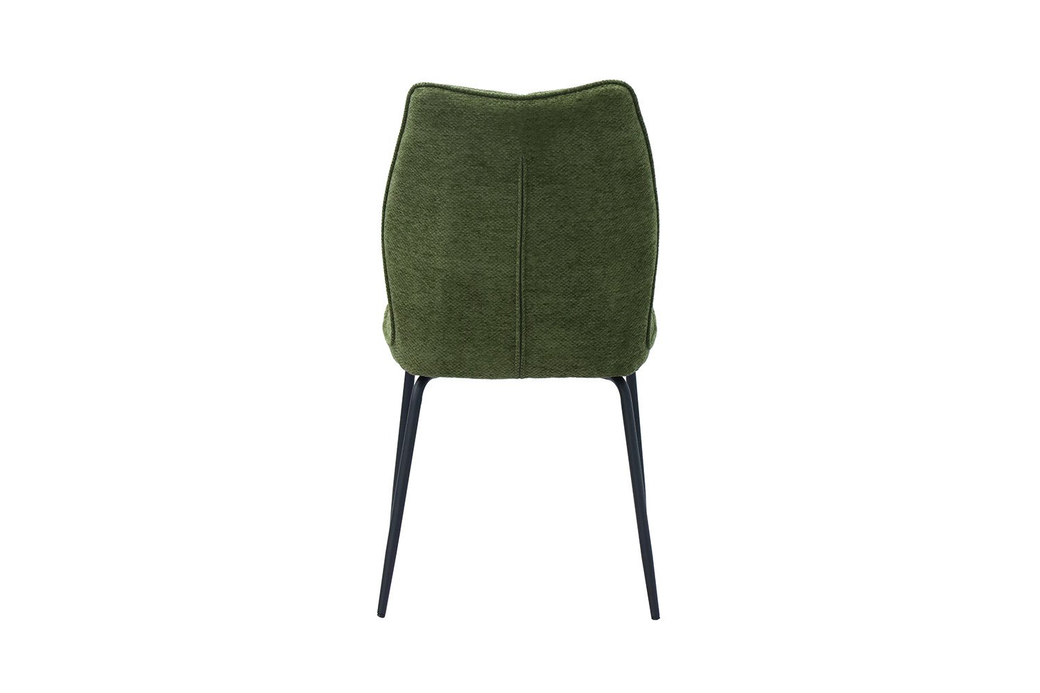 Chaise tissu vert moderne ELSA