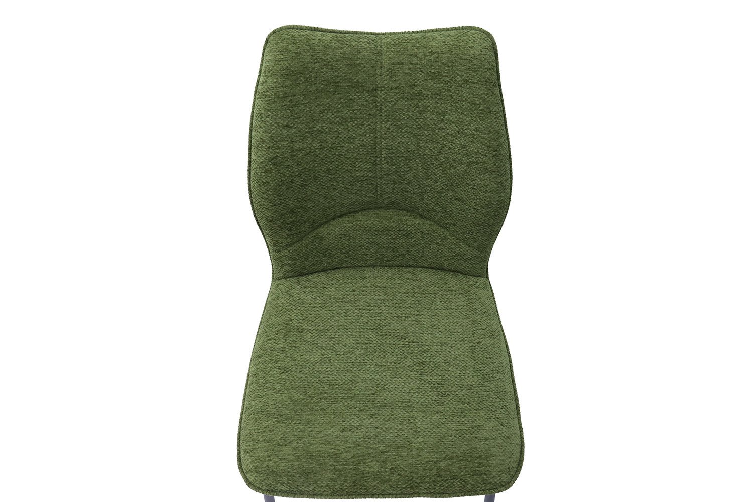Chaise tissu vert moderne ELSA