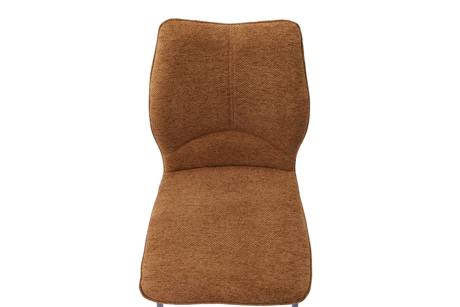 Chaise tissu rouille moderne ELSA
