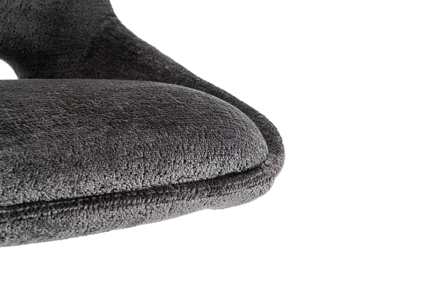 Chaise moderne tissu gris MARIE