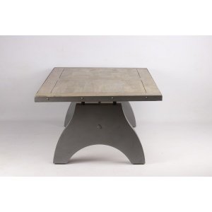 Table basse industrielle bois massif et métal FEEL