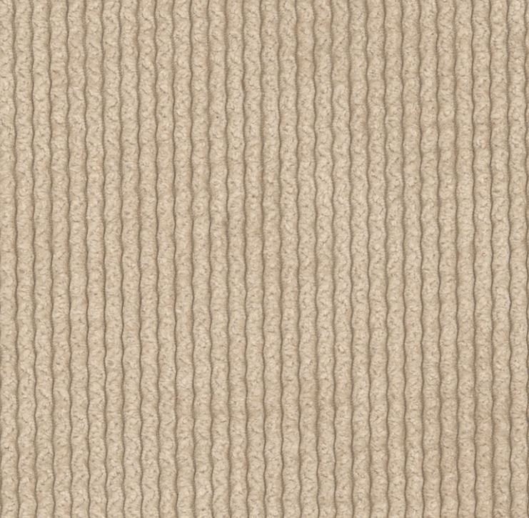 Canapé d'angle en tissu beige CALISTA