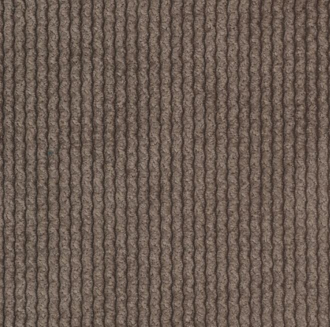 Canapé d'angle en tissu taupe CALISTA