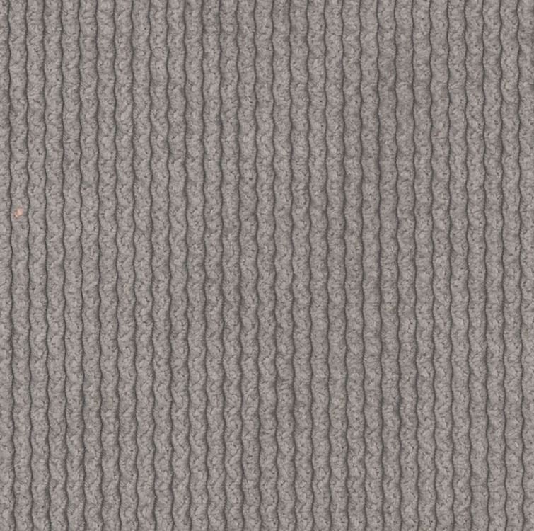 Canapé d'angle en tissu gris CALISTA