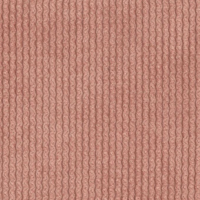 Canapé d'angle en tissu rose CALISTA