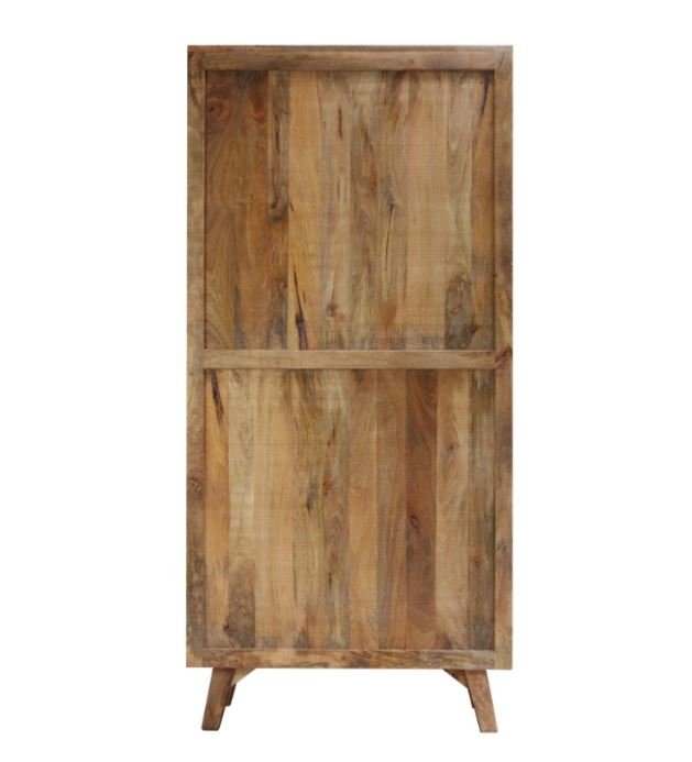 Armoire industrielle bois massif manguier 4 portes MEERA 