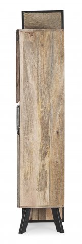 Buffet haut moderne bois métal béton BRADFORD