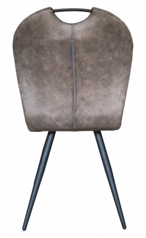 Chaise marron design avec poignée HARVEY