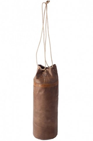 Sac de box en cuir cognac CRAWFORD