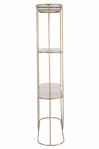 Etagère design en métal or NORA