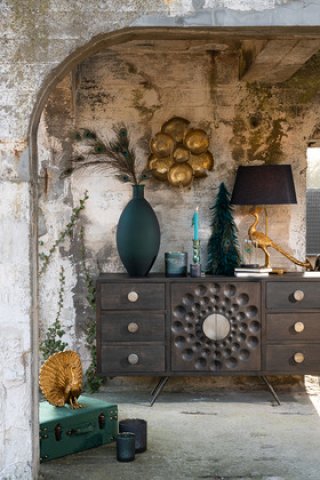 Buffet ethnique bois massif de manguier 150cm TOGO