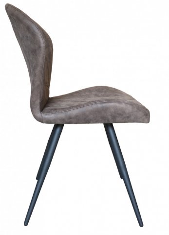 Chaise marron design avec poignée HARVEY