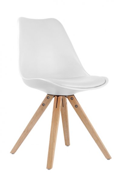 Chaise scandinave blanche SUEDE 