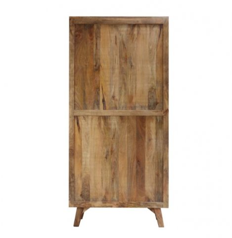 Vaisselier industriel bois massif manguier 4 portes MEERA