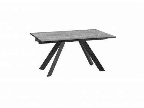 Table céramique grise avec allonges ONTARIO