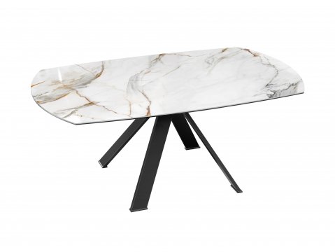 Table ronde céramique avec rallonge 190cm JULIE