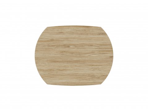 Table céramique avec allonges effet bois chêne clair KHEOPS
