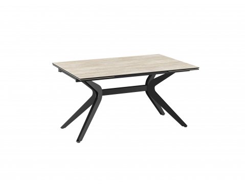 Table extensible céramique finition travertin IMPULSION
