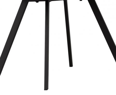Lot de 2 chaises modernes en tissu teddy vert et simili cuir SOHO