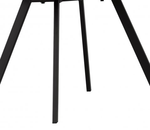 Lot de 2 chaises modernes en tissu gris teddy et simili cuir SOHO